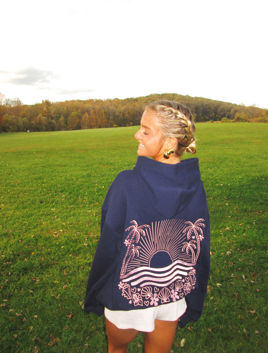 HOODIE - NAVY BLUE