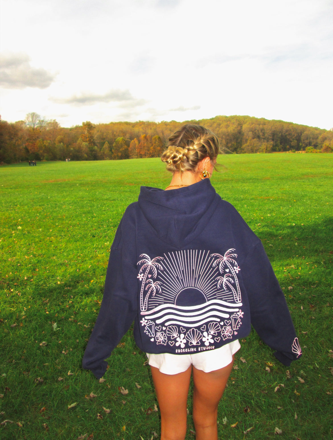 HOODIE - NAVY BLUE