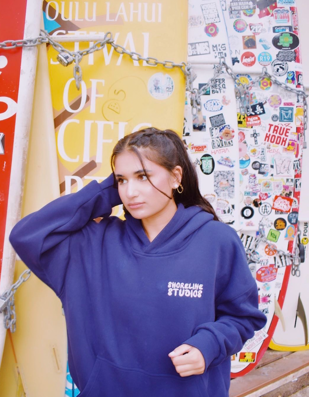 HOODIE - NAVY BLUE