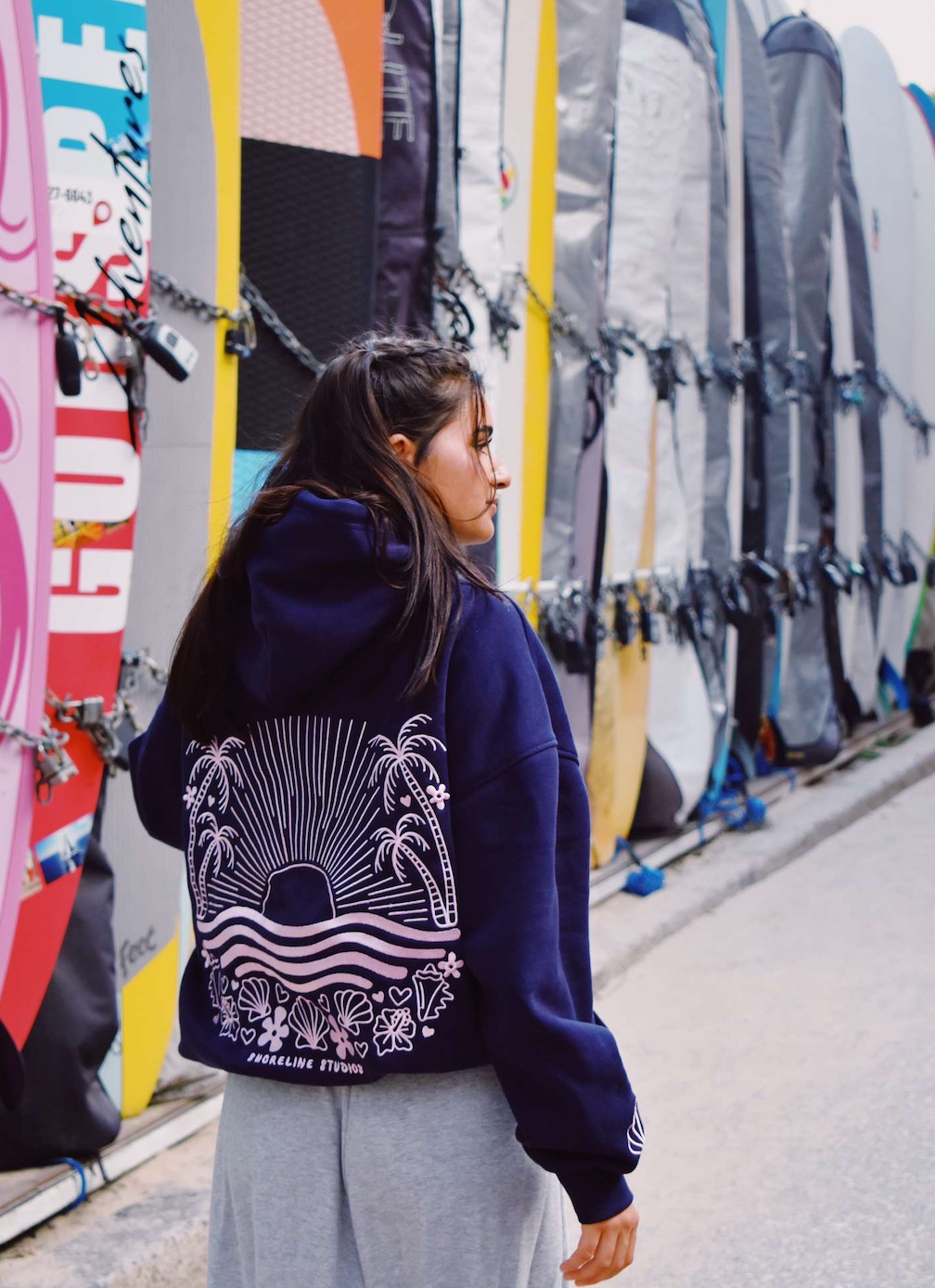 HOODIE - NAVY BLUE